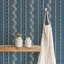 Lady Charlotte Botanic Stripe 10' L x 24" W Peel and Stick Wallpaper Roll-1524232407-1524232410-1484124925