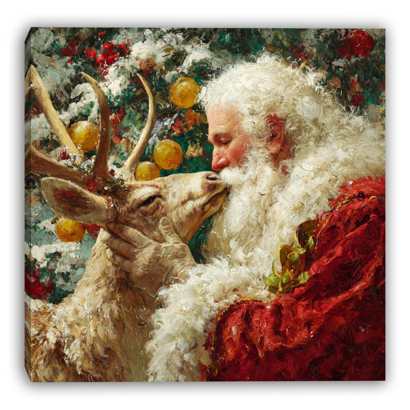 «Winter Blessing», art mural sur toile tendue, H 20 po x l 20 po