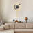 Metal Wall Clock With LED Light-1290585601