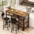 Euphemie Rectangular 15.7'' L x 47.2'' W Dining Set-113397391