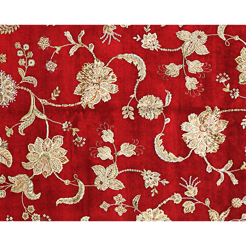 Handmade Silk and Wool Area Rug