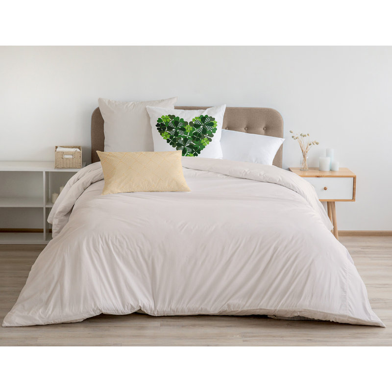 Coussin décoratif Lucky Heart, H 20 po x l 20 po, Carrée