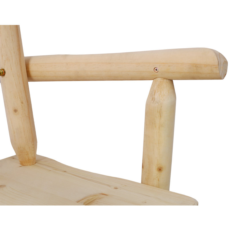 Tabouret de bar rustique en bois de sapin (sans la table), Marron clair