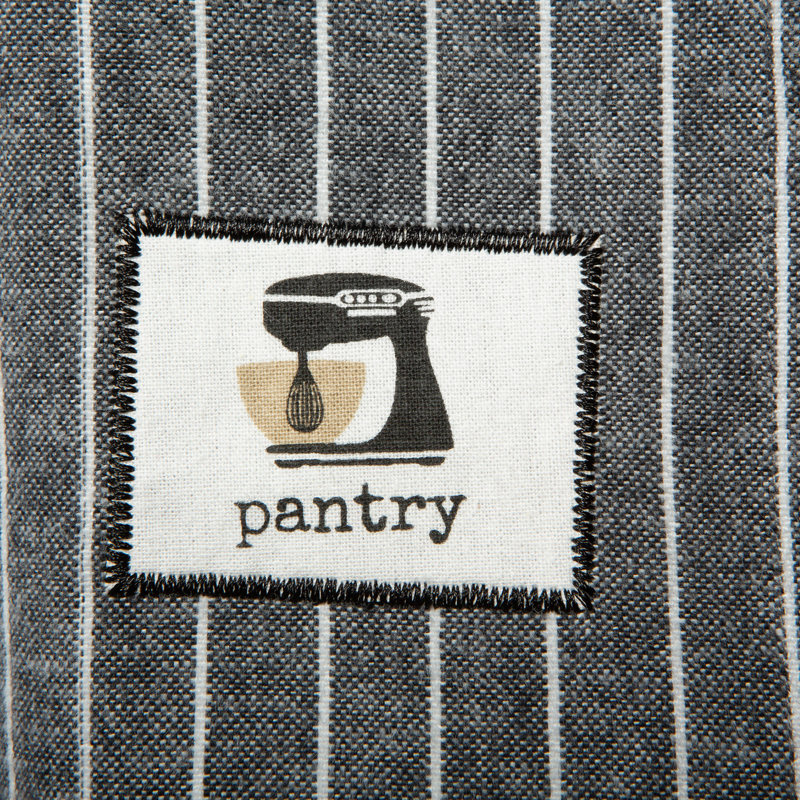 Striped Cotton Bib Apron