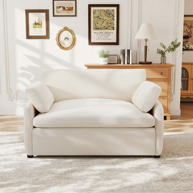 Fauteuil d'appoint 50 po, Crème