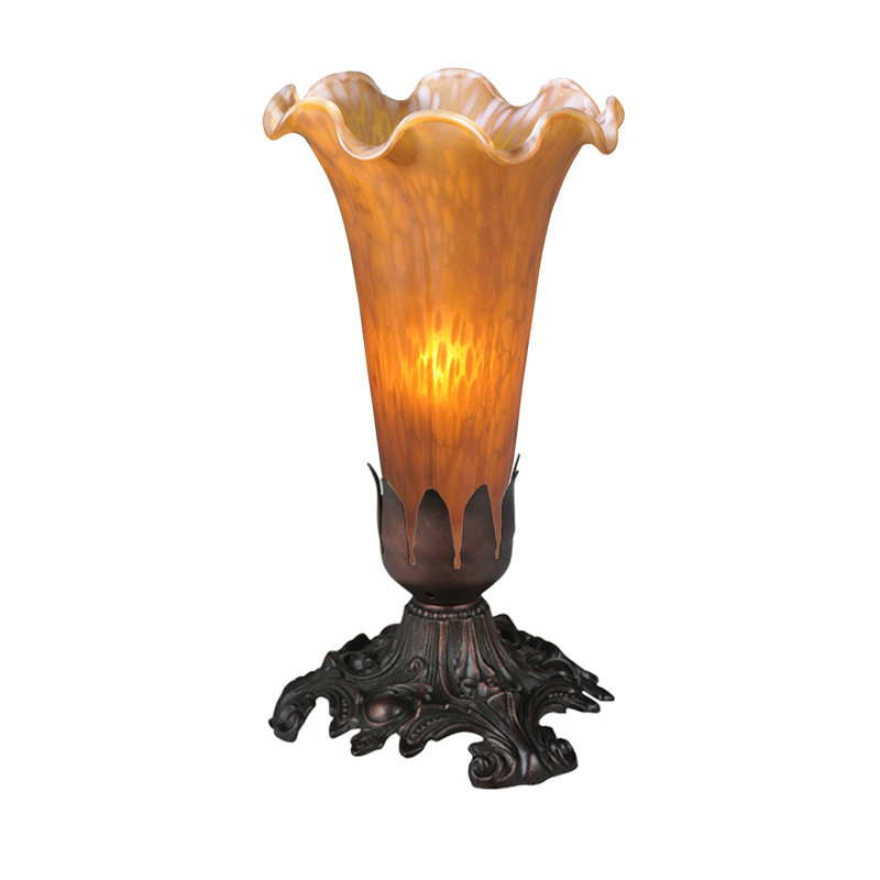 7" Victorian Candle/Pk, Amber