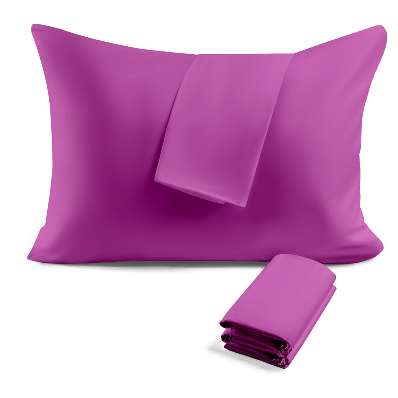 Supersoft Microfiber Pillowcases - Durable, Wrinkle Resistant & Easy Care , Purple