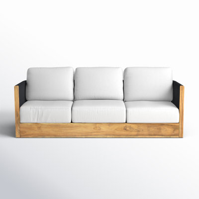 Aniston 4-Piece 5-Person Metal and Rope Outdoor Seating Group with Sunbrella Cushions