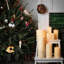 Nicola Spring - Square Vanilla Pillar Candle-50929012