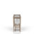 Frosted Glass Console Table With  Stools