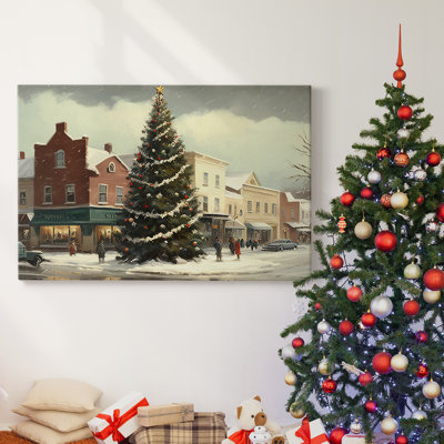 Christmas Holiday Arts - Toile tendue avec châssis