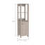 Armoire moderne avec deux tablettes ouvertes-94239597