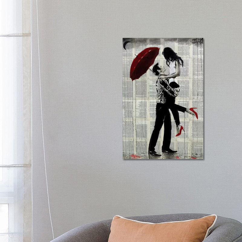 Love Rain by Loui Jover - Wrapped Canvas Print, 66.04 cm H x 45.72 cm W x 1.91 cm D