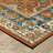 Arjay Distressed Oriental Rust/ Blue Indoor-Outdoor Rug-90319314