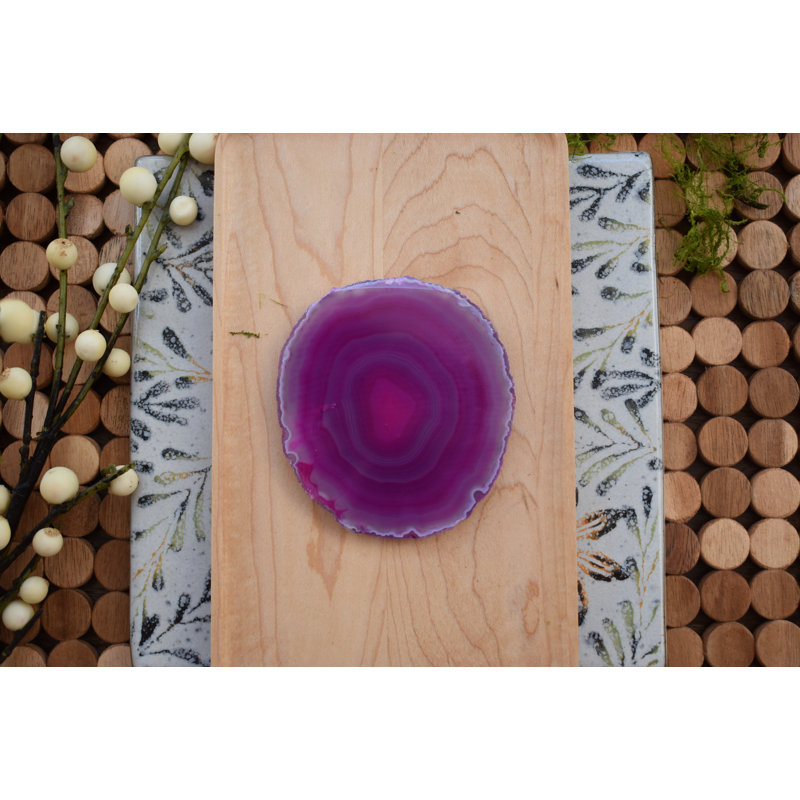 Sous-verre agate, Rose