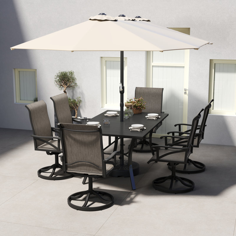 Ensemble repas 4/6 personnes Decedric, 6, Oui, Brun