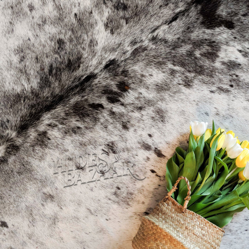 Tinasia Cowhide Abstract Rug