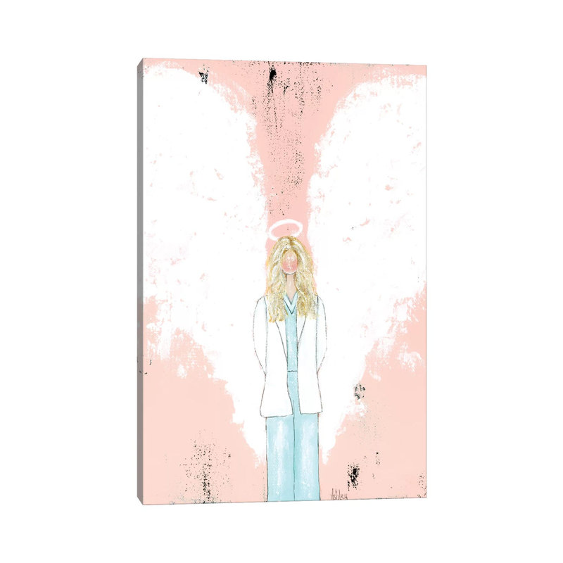 Female Doctor Blonde by Ashley Bradley - Print on Canvas, 66.04 cm H x 45.72 cm W x 1.91 cm D, Wrapped Canvas