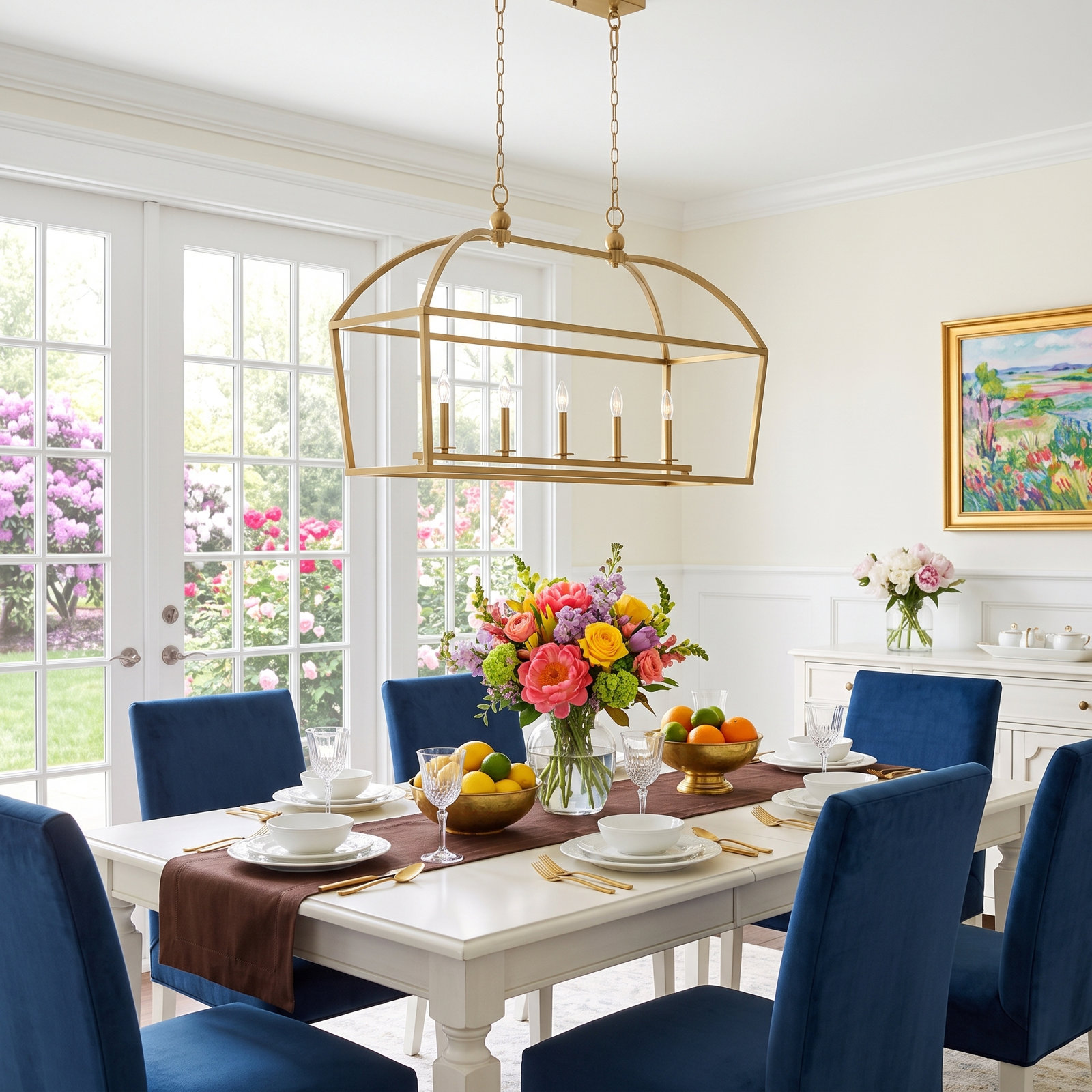 Alfreda 5-Light Chandelier, Brass
