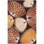 Inhabit Designer Brown/Orange Area Rug-1470201961