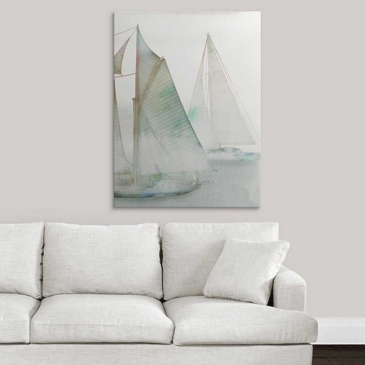 «Matsumoto Glide II» par Edward Selkirk, impression, H 36 po x l 27 po x P 1,5 po, Toile