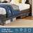 Farmhouse 2 Piece Bedroom Set, Platform Bed And 5 Drawer Dresser-740662834-740662829