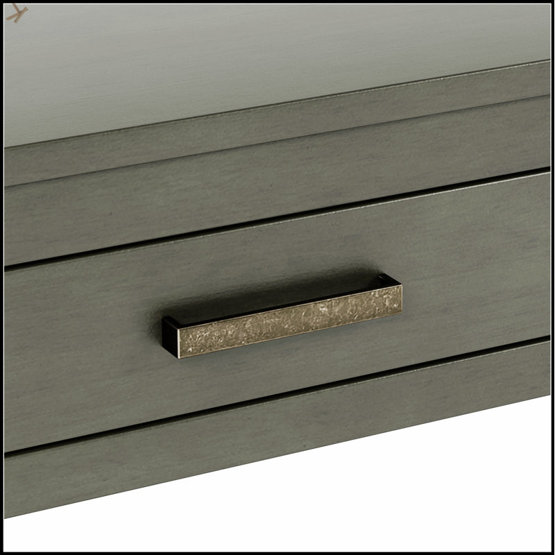 Console contemporaine à 3 tiroirs avec 1 tablette, parfaite pour le vestibule, le couloir et le rangement du salon