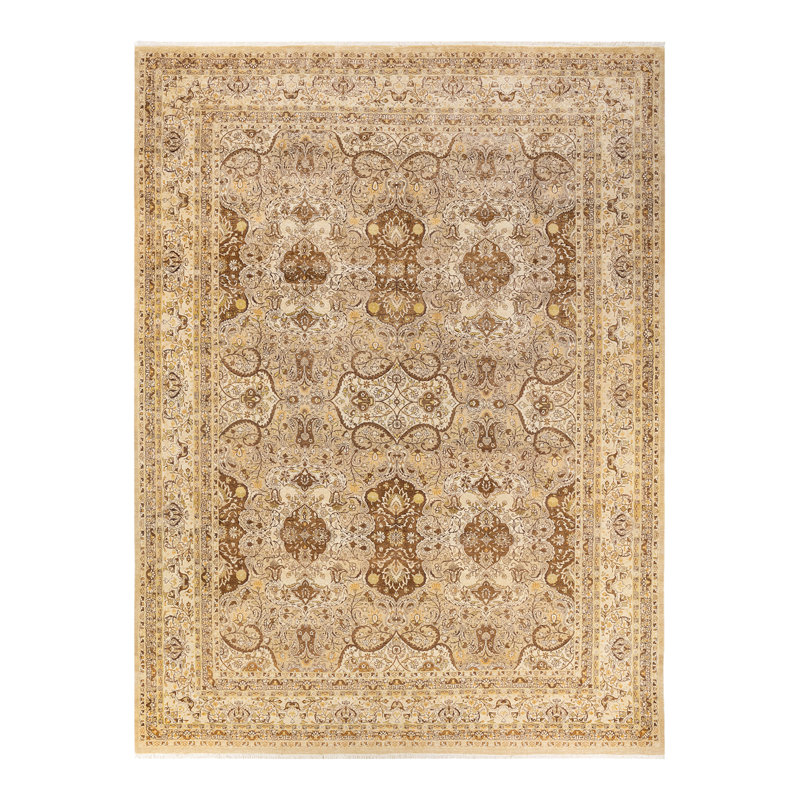 Classic One-of-a-Kind 9' 2" X 12' 1" Hand Knotted Area Rug