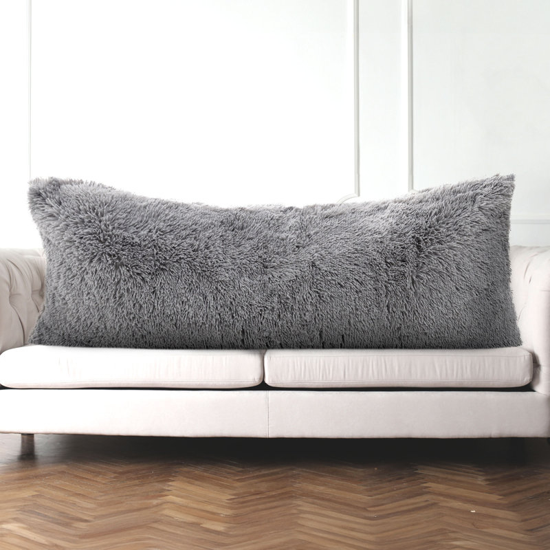 Down Alternative Plush Pillow, Silver
