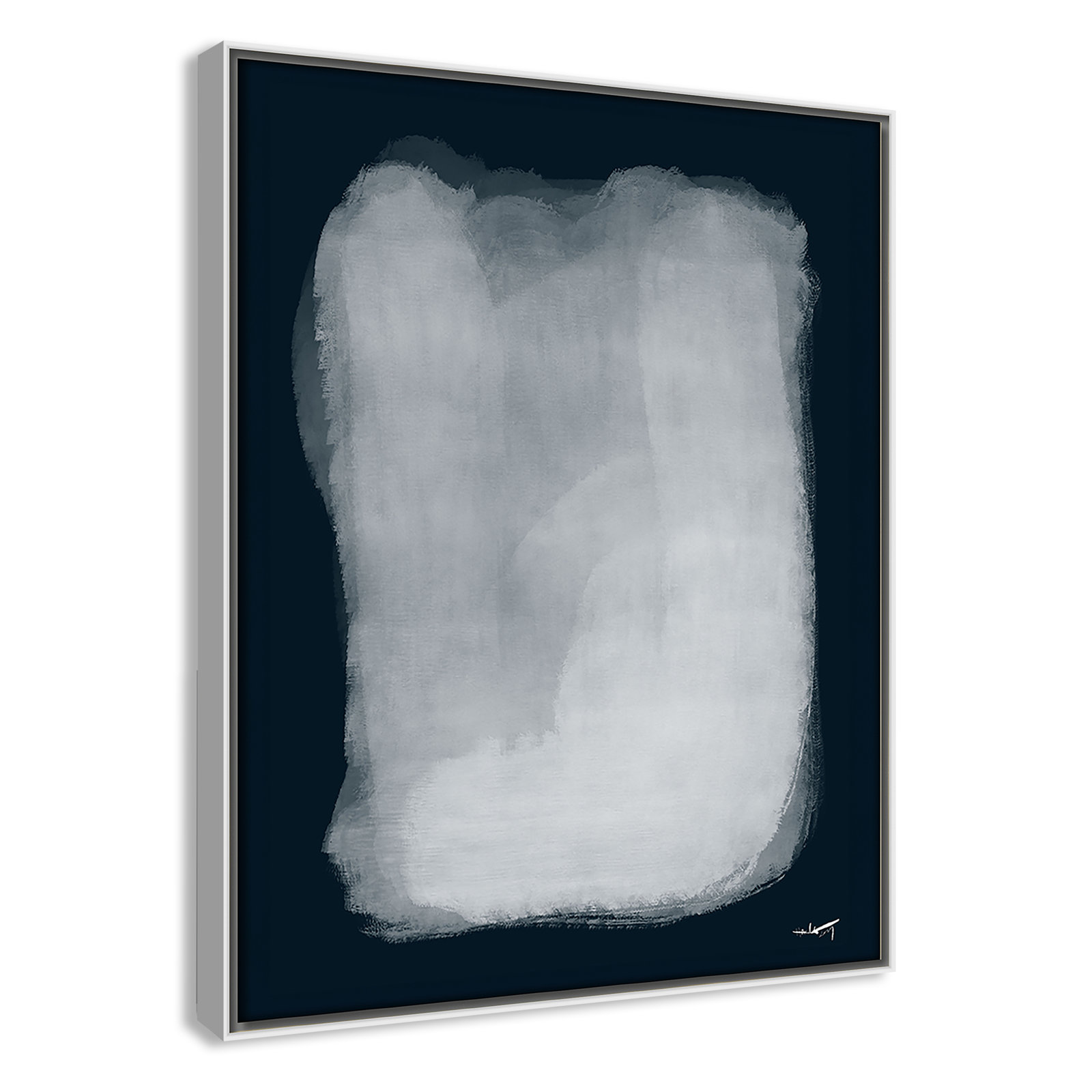 Gelder "Calme 001" Print by N.Atelier, 15.5" H x 12.5" W, White