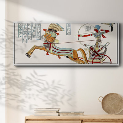 Chariots égyptiens I - toile encadrée