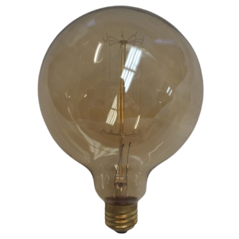 G125 Amber Globe Edison Bulb