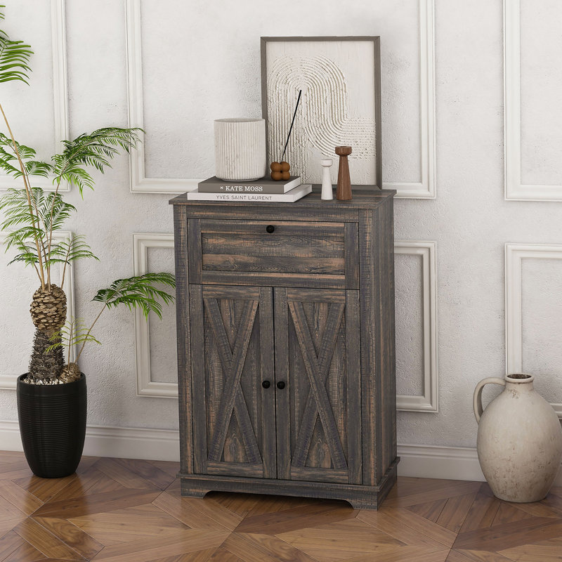 Armoire décorative Farmhouse, Brun