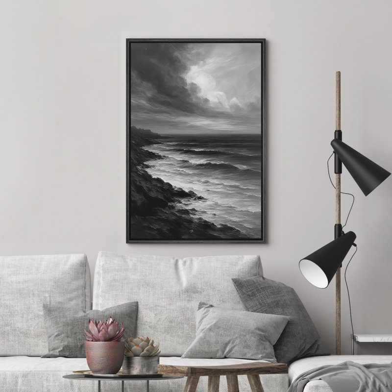 Reproduction d'art sur toile encadrée pour la nature, Noir, H 24 po x l 16 po
