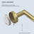 Fresco Brushed Gold 5 pieces Decorative Bathroom Hardware sets-126364231