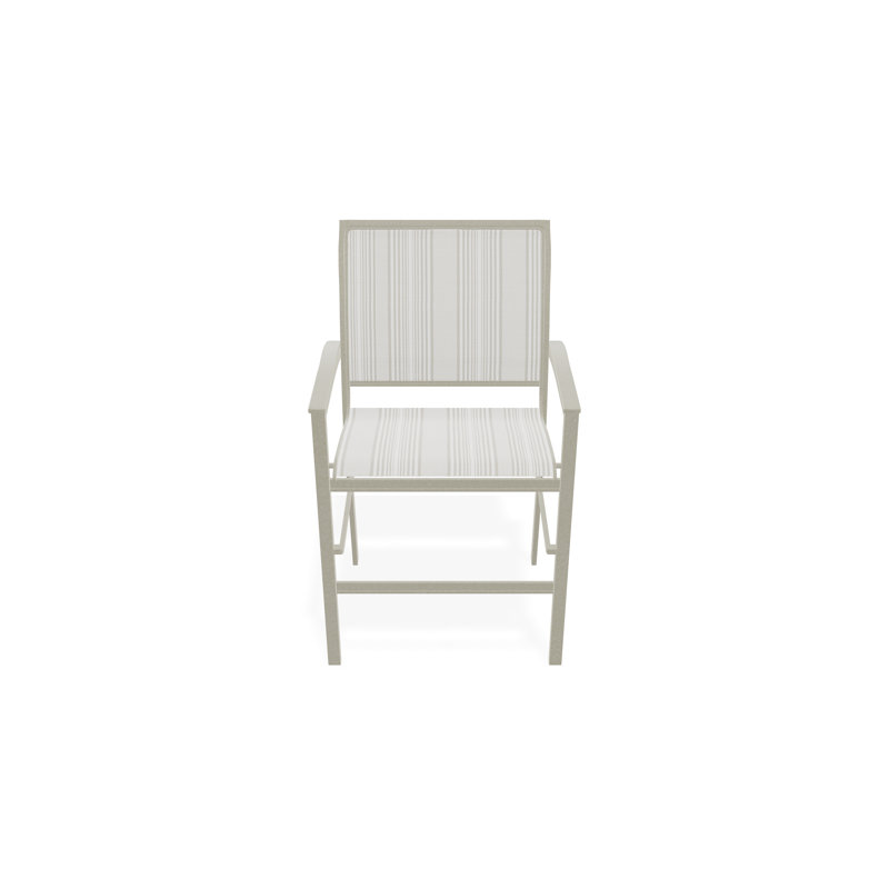 Chaise de café empilable en aluminium Bazza, Tempête, Port