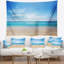 Tapisserie ciel et ciel bleu calme de mer-28501290