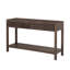 Console moderne avec motif rayé, 2 tiroirs et 2 niveaux-829610223