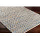 Handmade Blue, Beige, Tan Rug