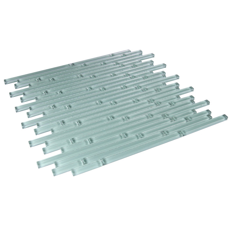 Carrelage mosaïque en verre, Gris