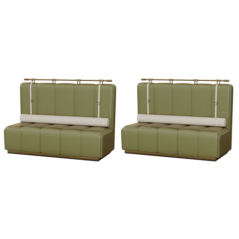 Banc rembourré en similicuir Bar