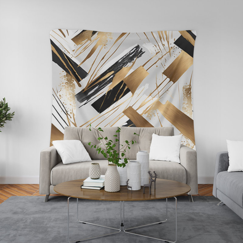 Tapisserie murale, H 60 po x l 51 po x P 0,5 po
