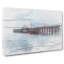 A Pier At Sunset In Abstract - Wrapped Canvas Print-55299386