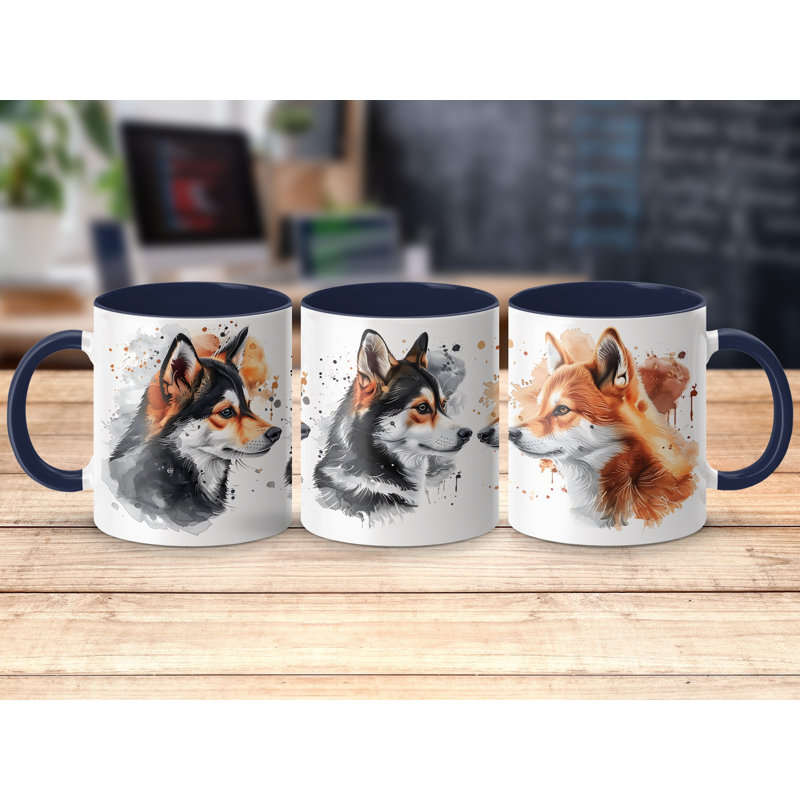 Mug, 3, Navy