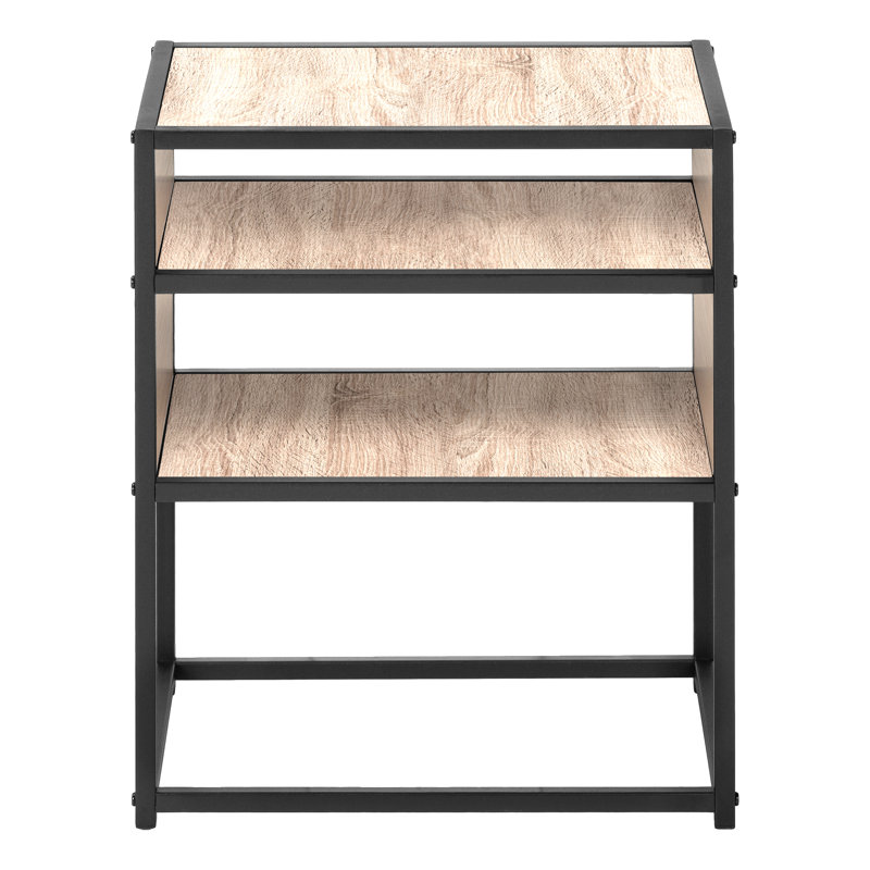 Table de rangement contemporaine à 3 niveaux avec un design élégant et une fonctionnalité polyvalente
