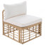 Ensemble de canapé modulaire en rotin 7 pièces avec coussins et coussins épais 7 pièces