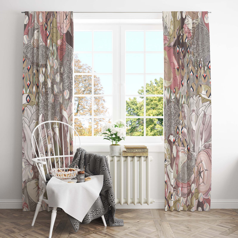 Lillias Room Darkening Curtain Pair