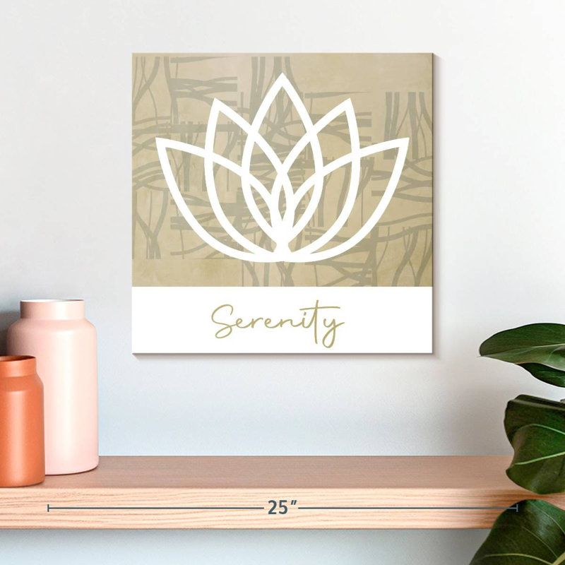 Serenity Lotus, 16" H x 16" W