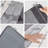 19.69 In. X 31.5 In. Flocked Bath Rug Mat, Non Slip, Soft And Highly Absorbent Floor Mats For Bathroom, Gray-376850654-376850653