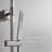 Fennocasa Polaris Lux Rain Shower System, includes 10” Square Rainfall Shower Head and Handheld Shower Combo (2.5 GPM Brushed Nickel)-88868871